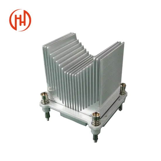 CNC-Bearbeitungsteile Kühlkörper-Hardware Aluminium eloxierter extrudierter Kühlkörper